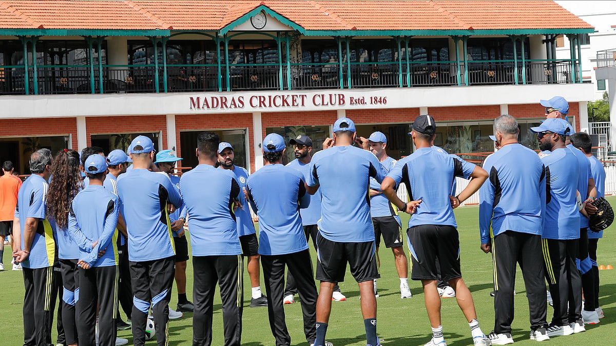Indian cricket team and support staff in Chennai. - Photo: X | BCCI